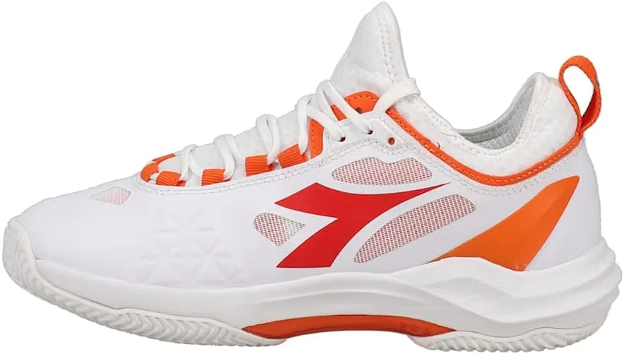 Diadora Womens Speed Blushield Fly 3 Plus Clay Tennis Sneakers Shoes - White