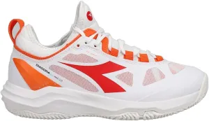 Diadora Womens Speed Blushield Fly 3 Plus Clay Tennis Sneakers Shoes - White