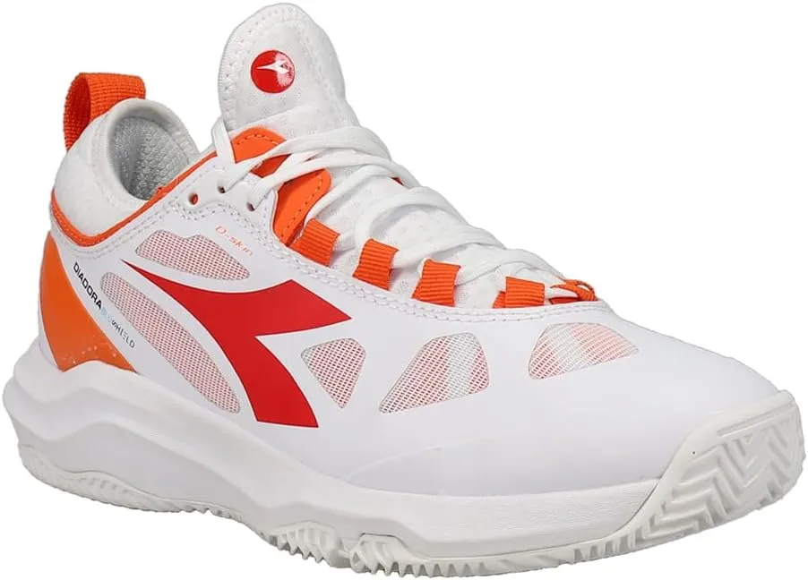 Diadora Womens Speed Blushield Fly 3 Plus Clay Tennis Sneakers Shoes - White