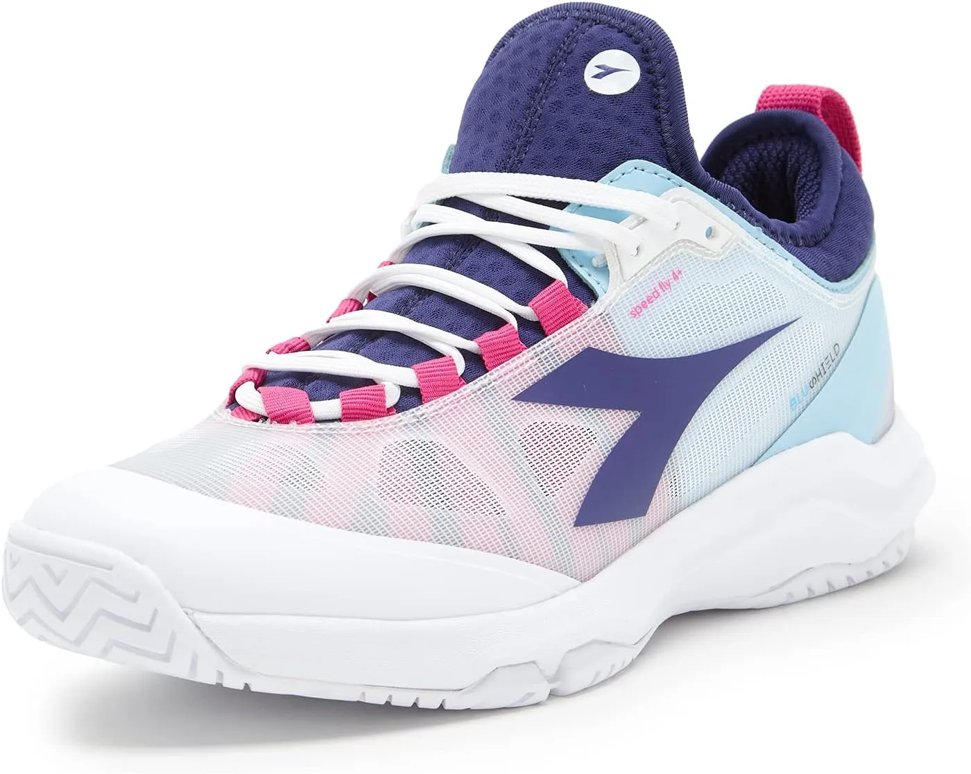 Diadora Women's Speed Blushield Fly 4  All Ground Tennis Shoe