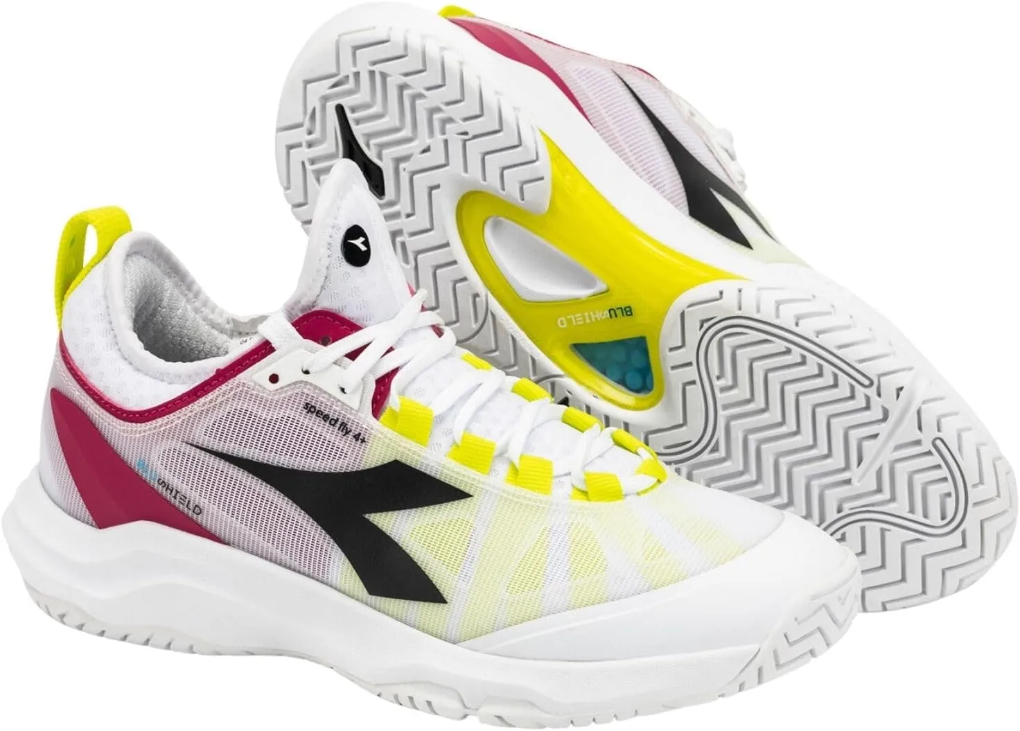 Diadora Women's Speed Blushield Fly 4  All Ground Tennis Shoe