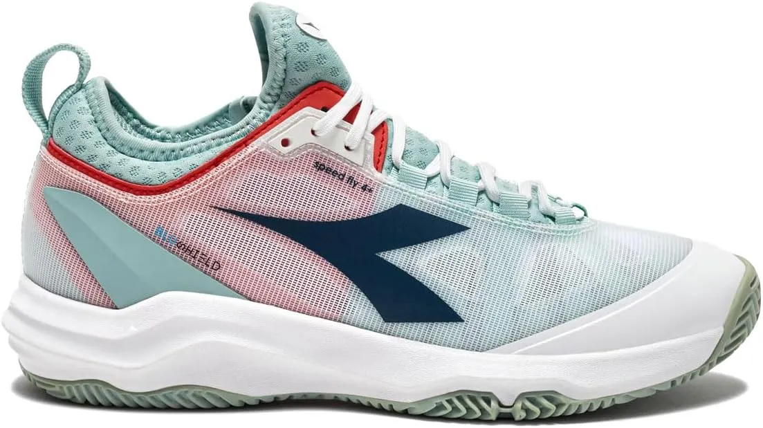 Diadora Women's Speed Blushield Fly 4  All Ground Tennis Shoe