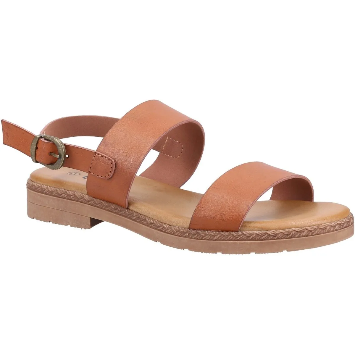 Divaz Mia Ladies Vegan-Friendly Adjustable Buckle Summer Sandals