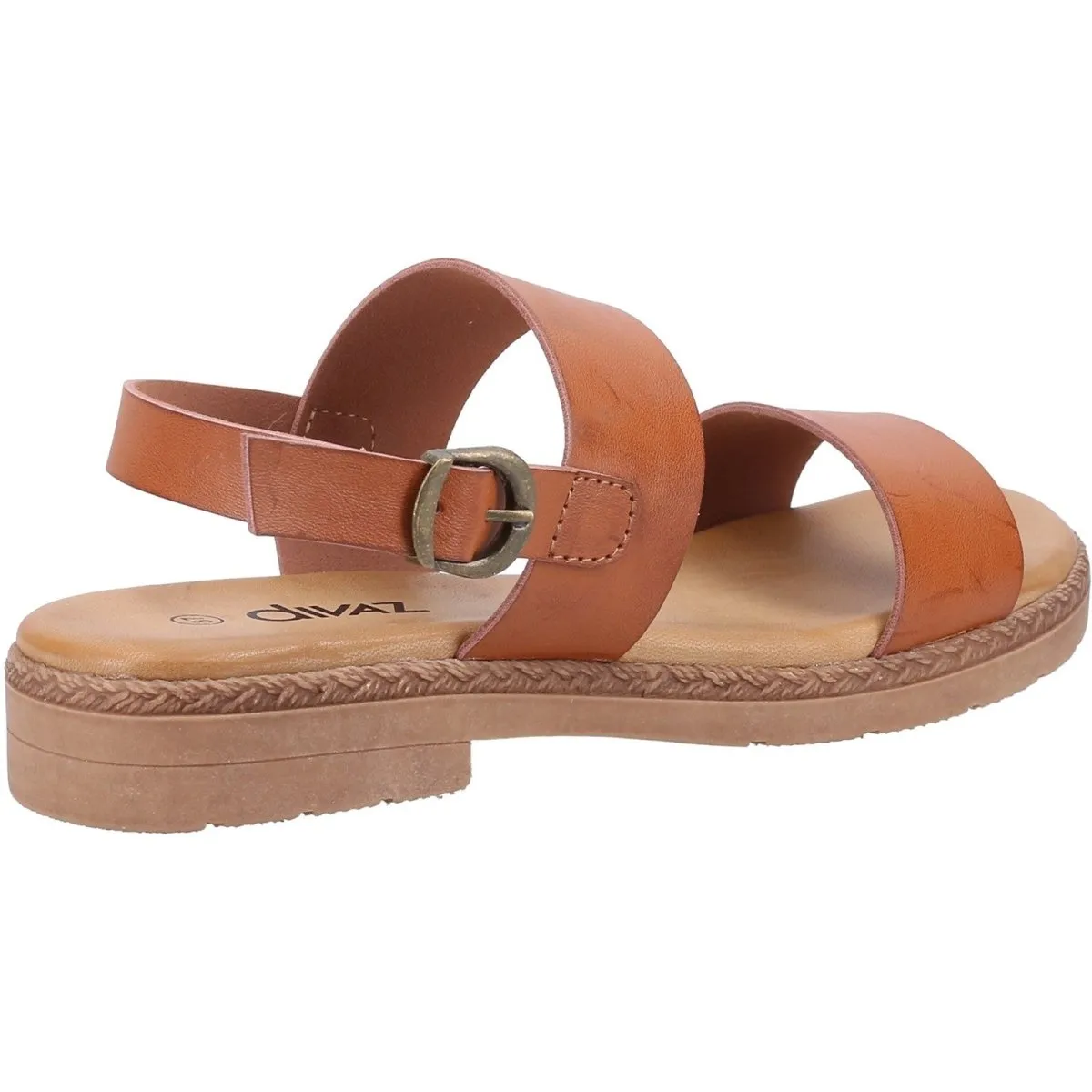 Divaz Mia Ladies Vegan-Friendly Adjustable Buckle Summer Sandals