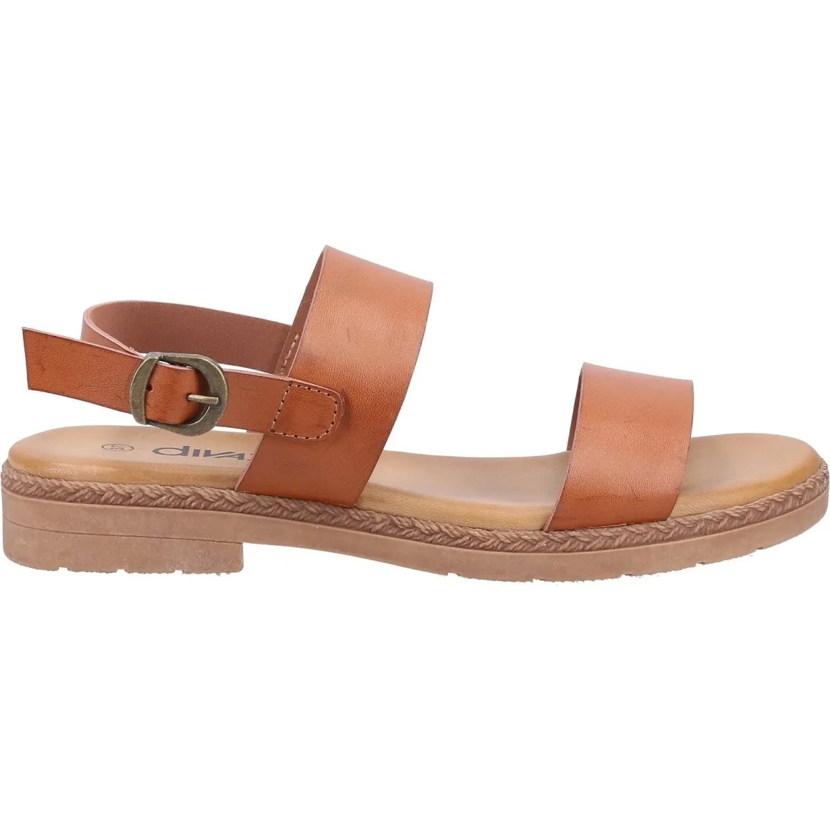 Divaz Mia Ladies Vegan-Friendly Adjustable Buckle Summer Sandals