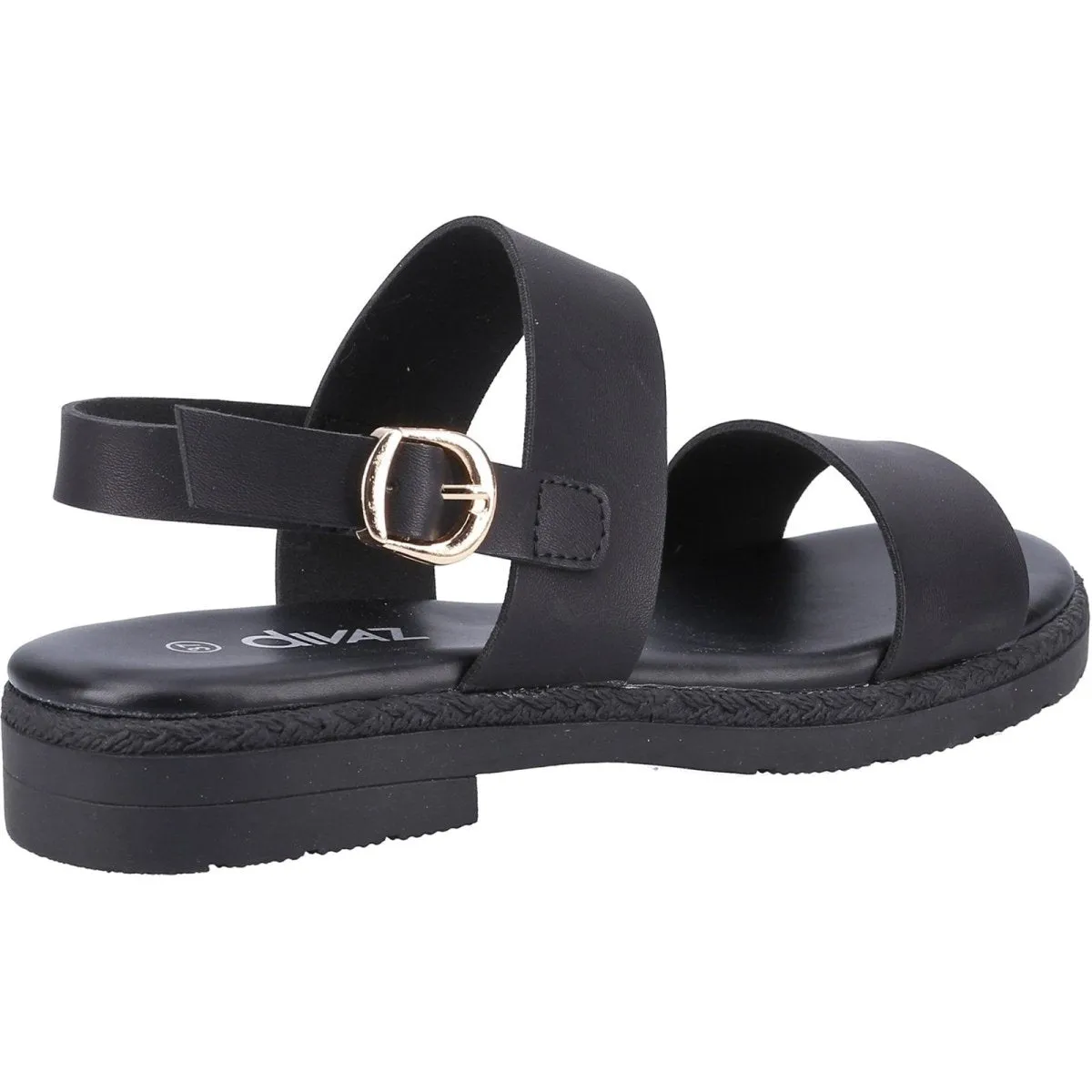 Divaz Mia Ladies Vegan-Friendly Adjustable Buckle Summer Sandals