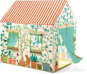 DJECO Play Tent Play House - Easy Assemble Kids Playhouse for Creativity, Imagination & Storytelling - Toddler Toys Play Tent, Bed Tent Furniture, Safe for Indoor Play Room & Outdoor Role Playing