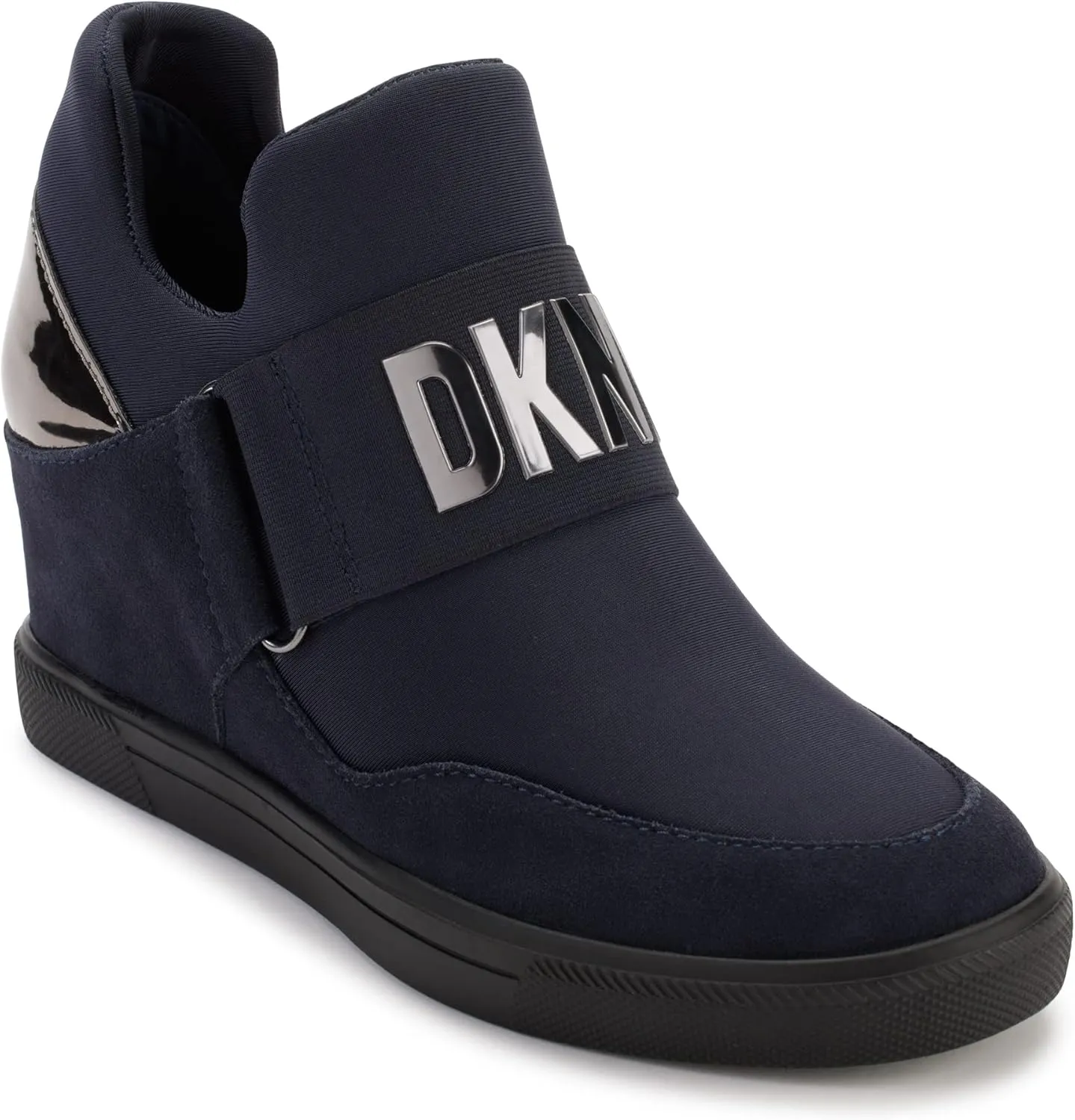 DKNY Women's Everyday Comfortable Cosmos Wedge Sneaker