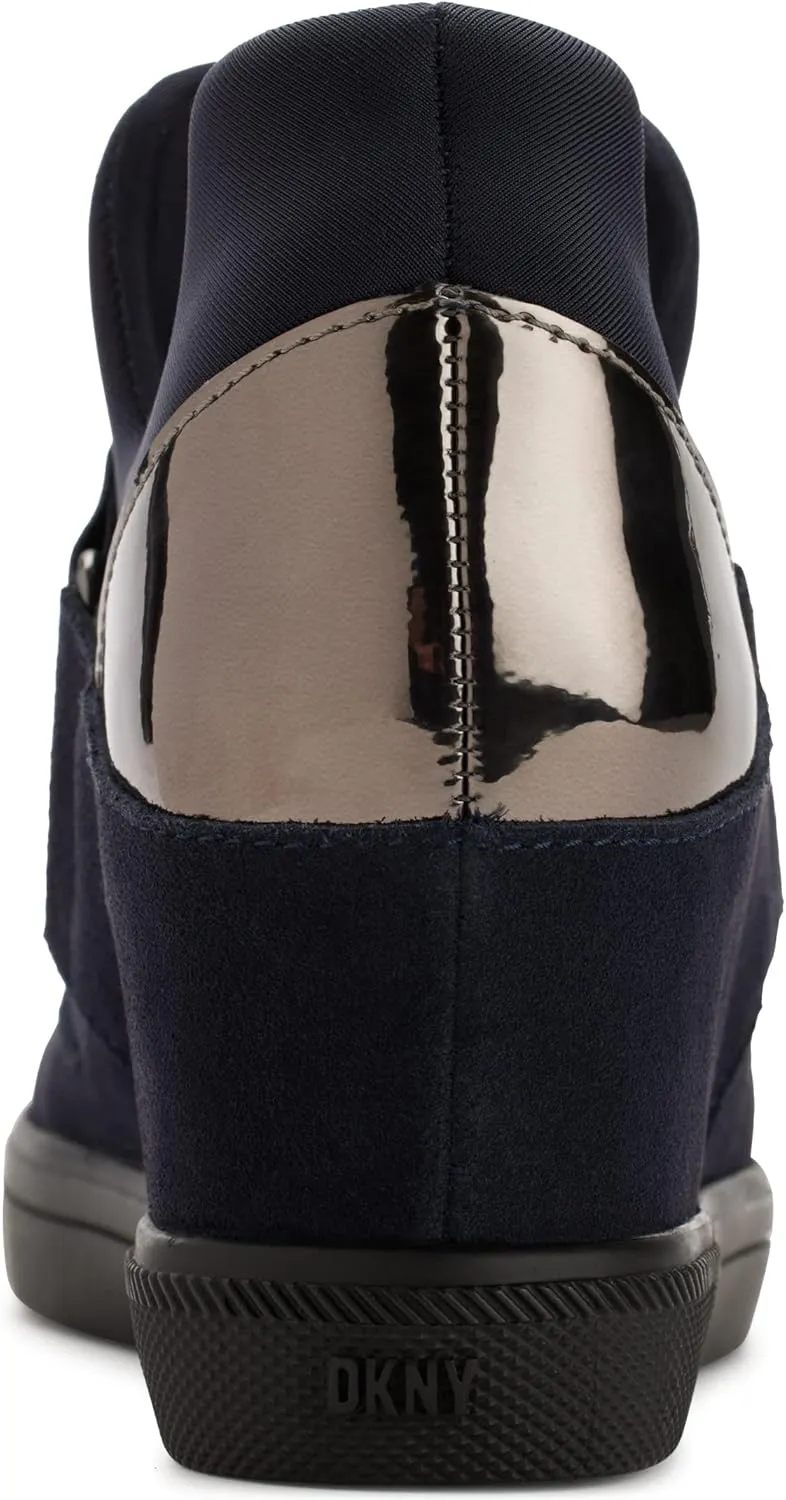 DKNY Women's Everyday Comfortable Cosmos Wedge Sneaker