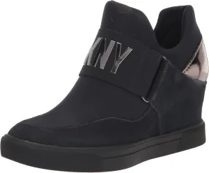 DKNY Women's Everyday Comfortable Cosmos Wedge Sneaker