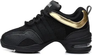 DKZSYIM Men and Women's Boost Dance Sneaker/Modern Jazz Ballroom Performance Dance-Sneakers Sports Shoes,Model B55/B56