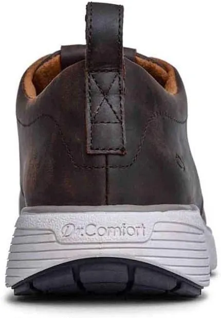 Dr. Comfort Roger Diabetic Shoes for Men-Leather Walking Therapeutic Shoes with Gel Inserts