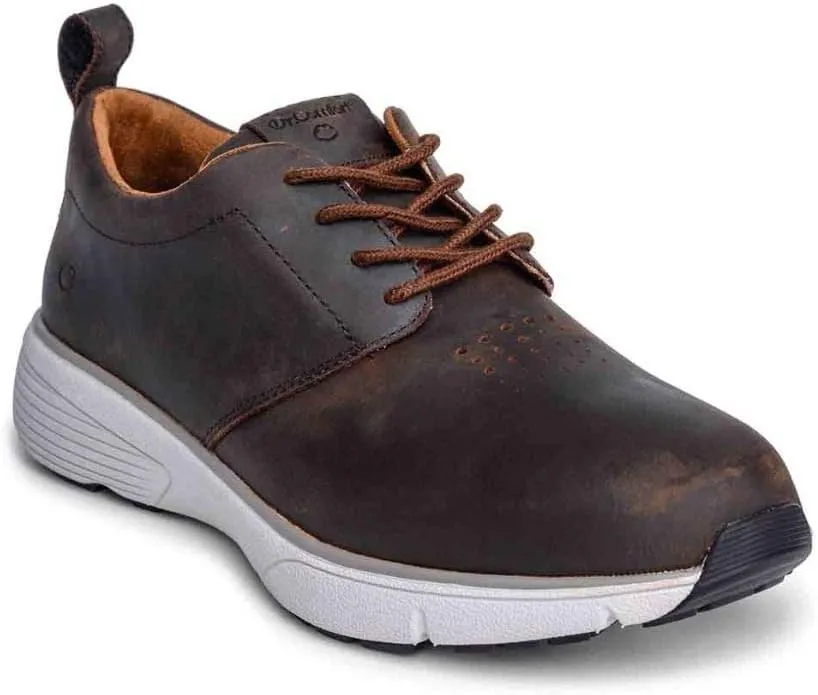 Dr. Comfort Roger Diabetic Shoes for Men-Leather Walking Therapeutic Shoes with Gel Inserts