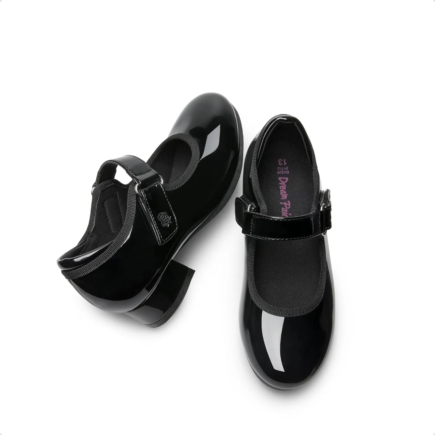 DREAM PAIRS Girls Tap Shoes Easy Strap Dance Shoes Girls Mary Jane Flats for Toddler/Little Kid/Big Kid