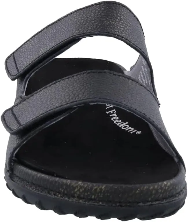 Drew Cruize Women's Barefoot Freedom Casual Sandal Leather Adjustable Strap