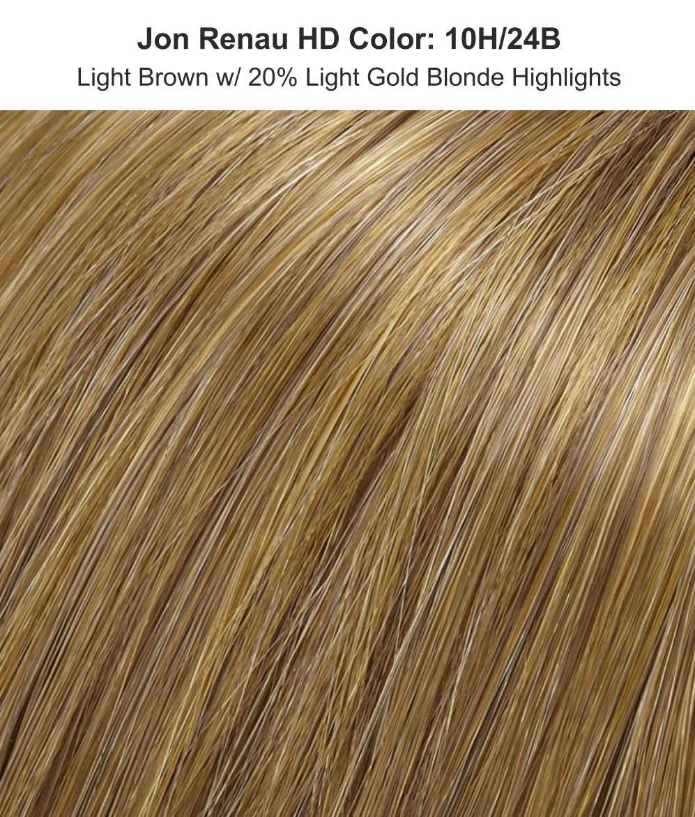 Easihair 16" EasiXtend Color 10H24B English Toffee - Professional Hair Extensions Hairpieces Human Hair 8 Pieces Easy Clip In Heat Friendly Womens Long Added Volume Bundle Hairloss Booklet