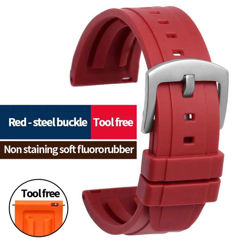 Easy Release Rubber Watch Strap