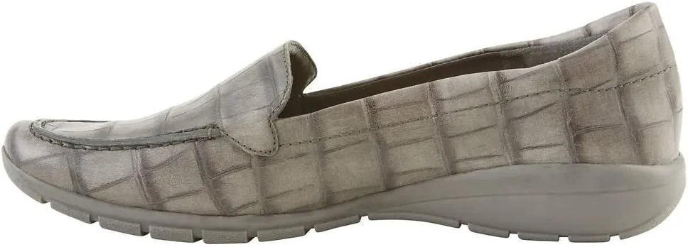 Easy Spirit Women's Abide Croco Print Casual Flat