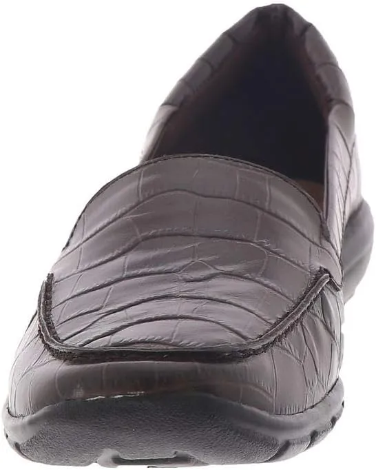 Easy Spirit Women's Abide Croco Print Casual Flat