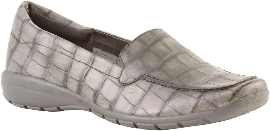 Easy Spirit Women's Abide Croco Print Casual Flat