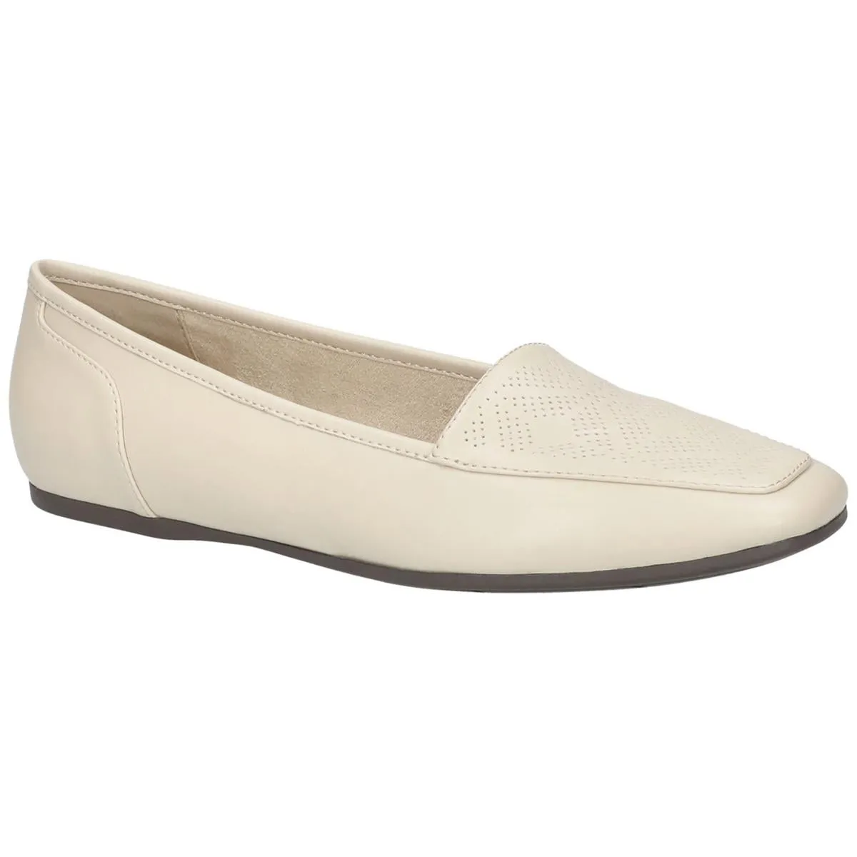 Easy Street Womens Perforated  Flat Shoes