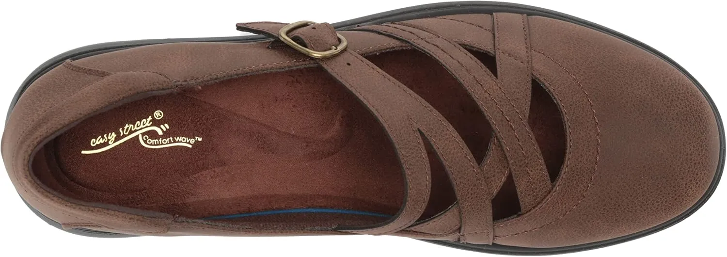 Easy Street Women's Wise Mary Jane Flat