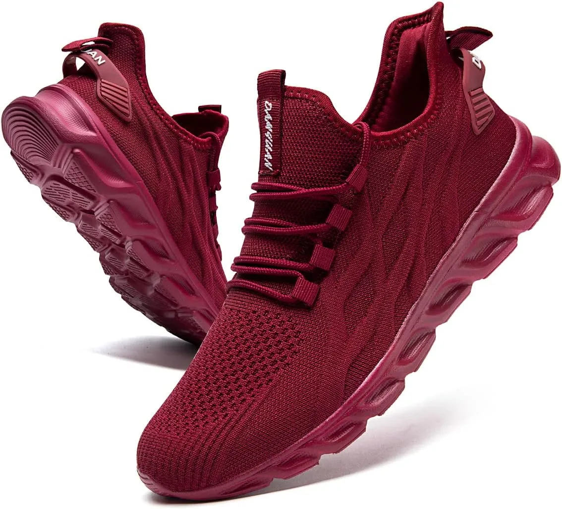EGMPDA Womens Walking Shoes Slip On Tennis Athletic Runnings Sneakers Casual Fashion Lightweight for Work Travel Gym Sports