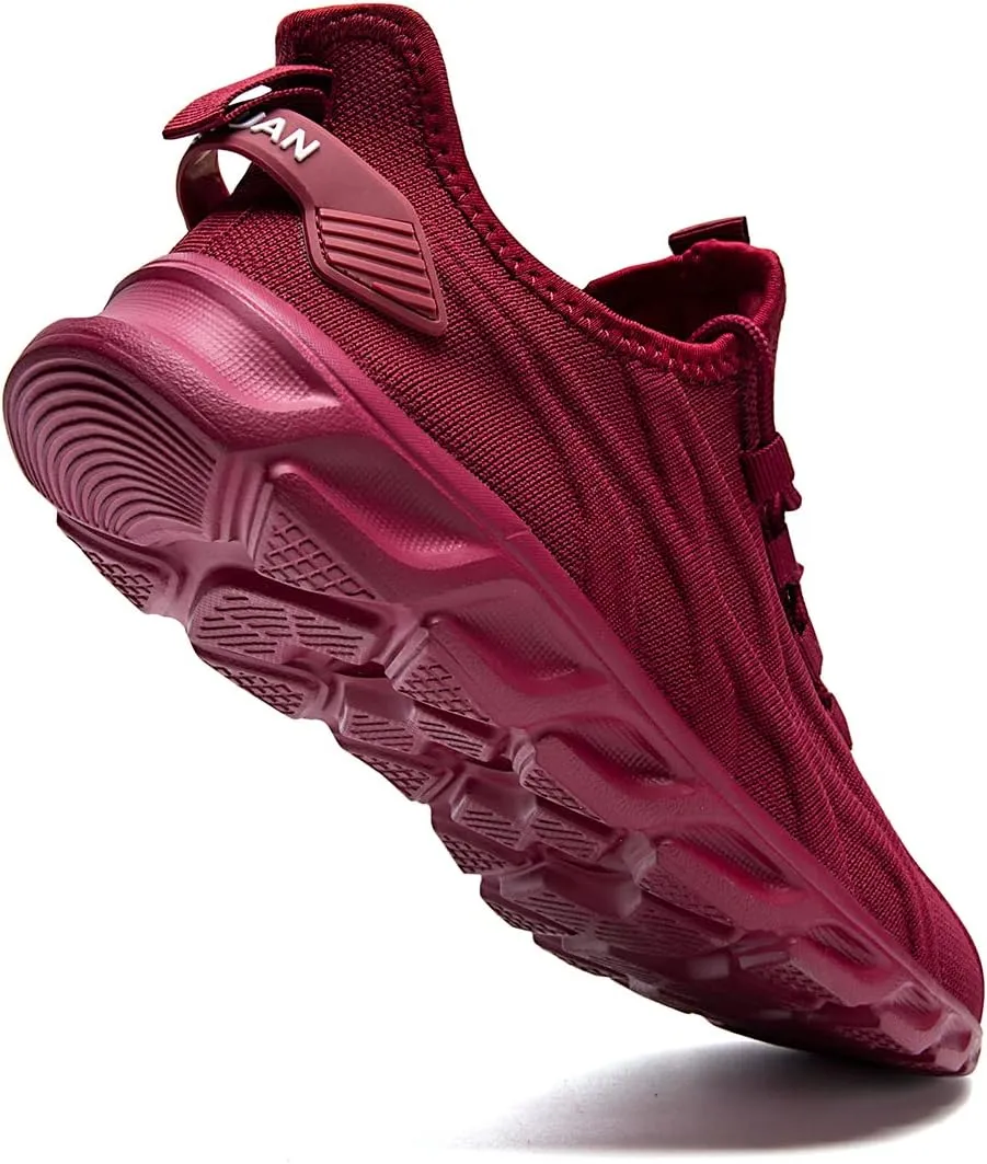 EGMPDA Womens Walking Shoes Slip On Tennis Athletic Runnings Sneakers Casual Fashion Lightweight for Work Travel Gym Sports