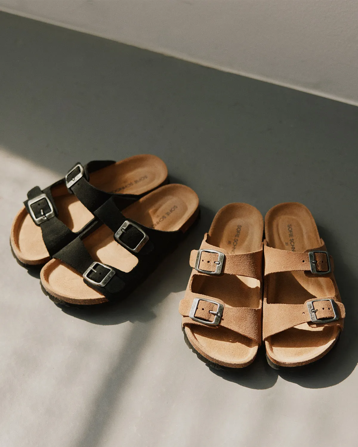 ELGASY SANDAL - Dark sand