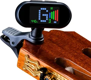 ENO MUSIC Rechargeable Clip-on Tuner for Guitar Bass