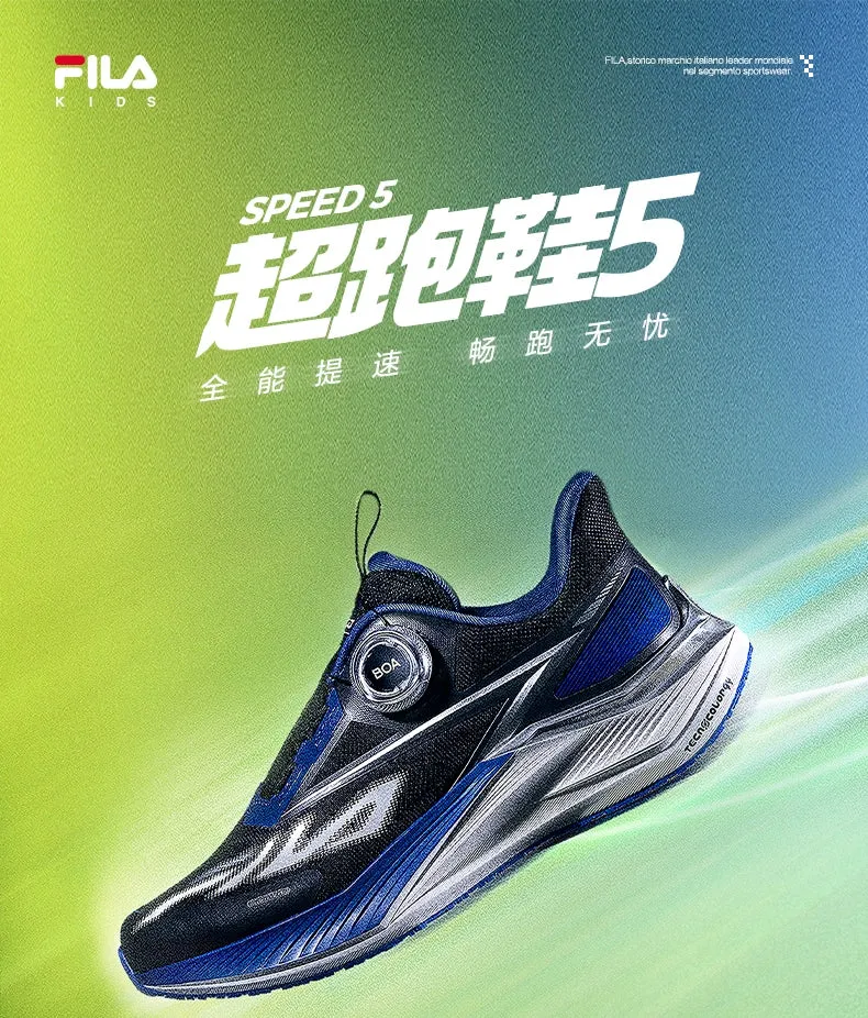 (EU 33- 39) FILA KIDS PERFORMANCE SPEED 5 Boys/Girl's Running Shoes