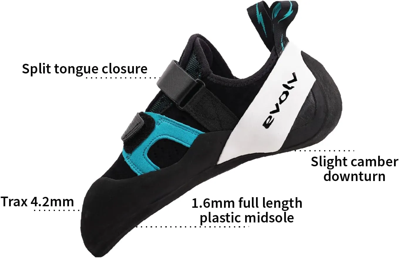 EVOLV Men’s Geshido Rock Climbing Shoe for Sport & Traditional Climbing