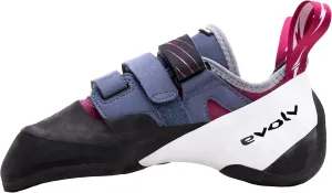 EVOLV Shaman LV Rock Climbing Shoe for Sport, Bouldering, & Multi-Pitch Climbing - Beet Red/Slate - 8 (US Women's)