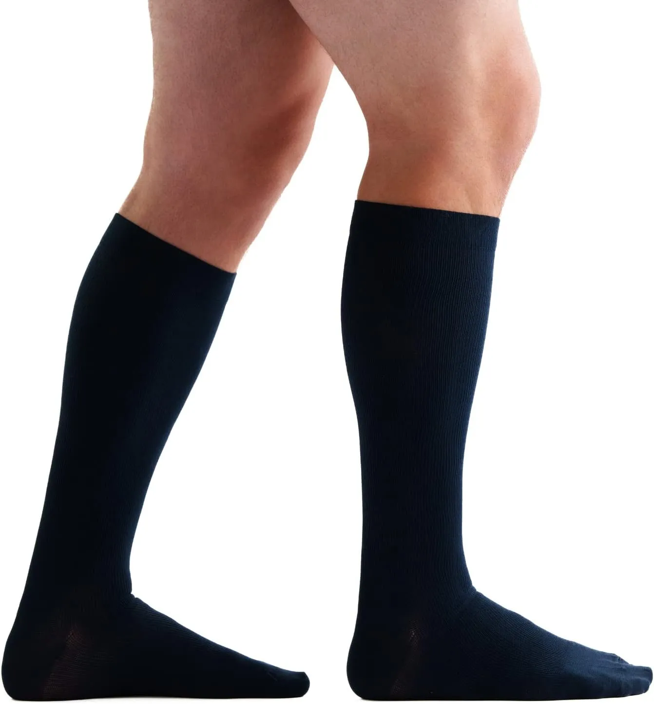 EvoNation Men’s Knee High 15-20 mmHg Graduated Compression Socks – Moderate Pressure Compression Garment
