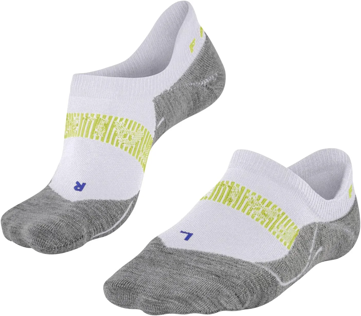 FALKE Men's RU4 Endurance Cool Invisible Running Socks, No Show, Medium Cushion, Breathable Quick Dry
