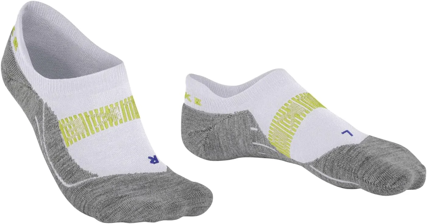 FALKE Men's RU4 Endurance Cool Invisible Running Socks, No Show, Medium Cushion, Breathable Quick Dry