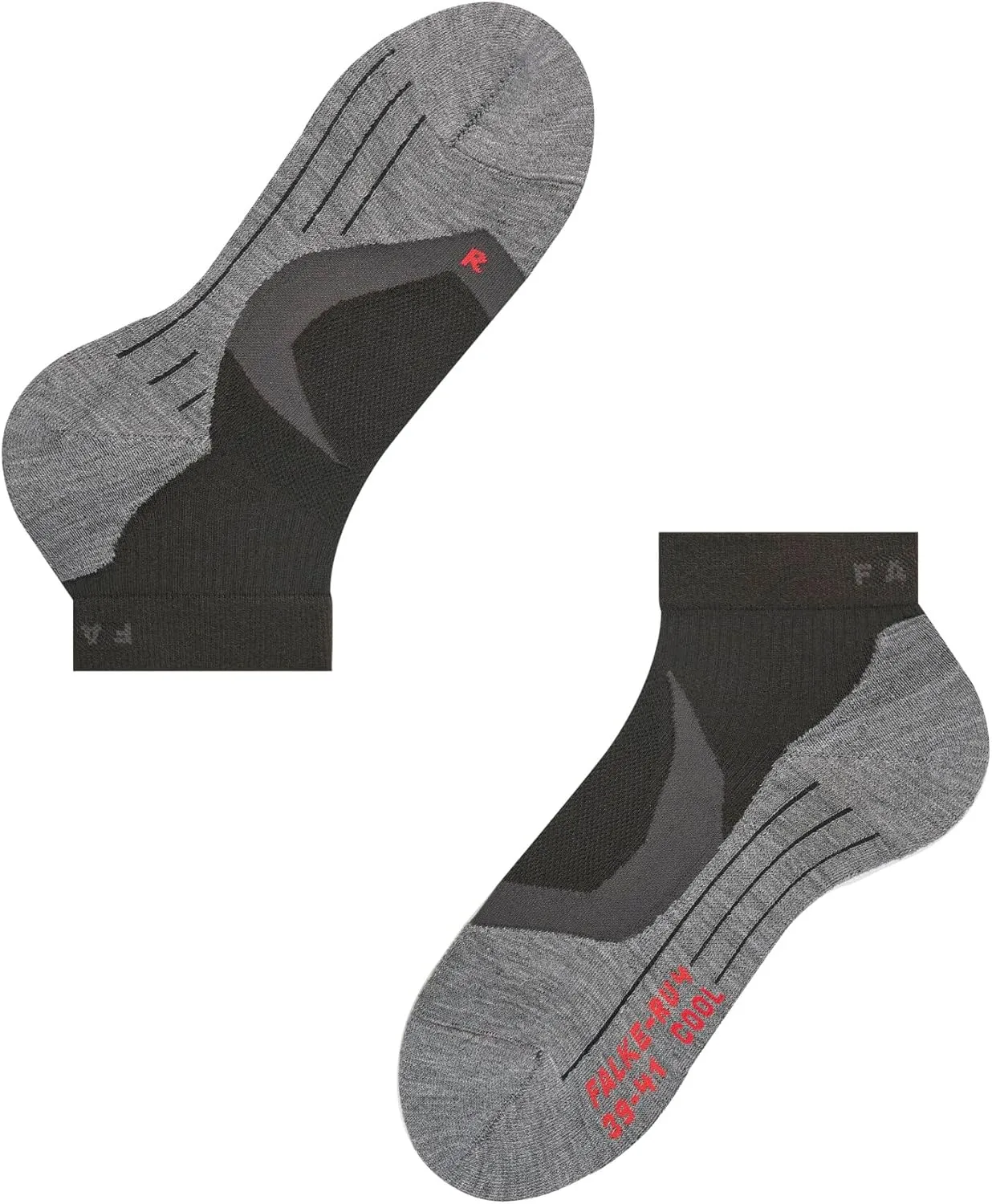 FALKE Men's RU4 Endurance Cool Short Running Socks, Breathable, 1 Pair