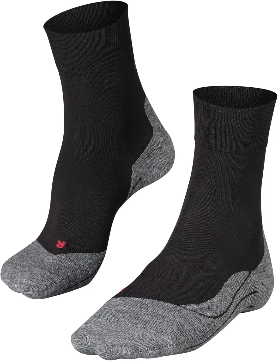 FALKE Men's RU4 Endurance Running Socks, Crew, Medium Cushion, Quick Dry, 1 Pair