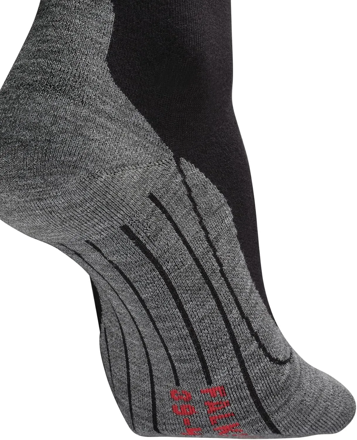 FALKE Men's RU4 Endurance Running Socks, Crew, Medium Cushion, Quick Dry, 1 Pair