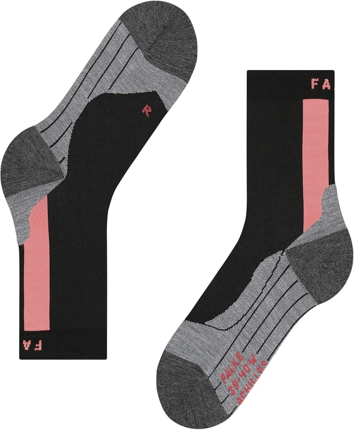 FALKE Women's Achilles Tendon Relief Athletic Socks, 1 Pair