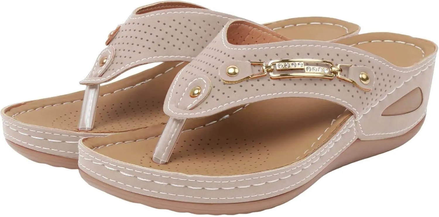 Fashion Mesh Breathable Sandals 2025 New, Chain Clip Toe Orthopedic Sandals Women Summer Dressy Casual Comfy Beach Slides