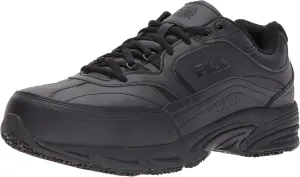 Fila Men's Memory Workshift Slip Resistant Steel Toe Work Shoes Hiking, Black, 15