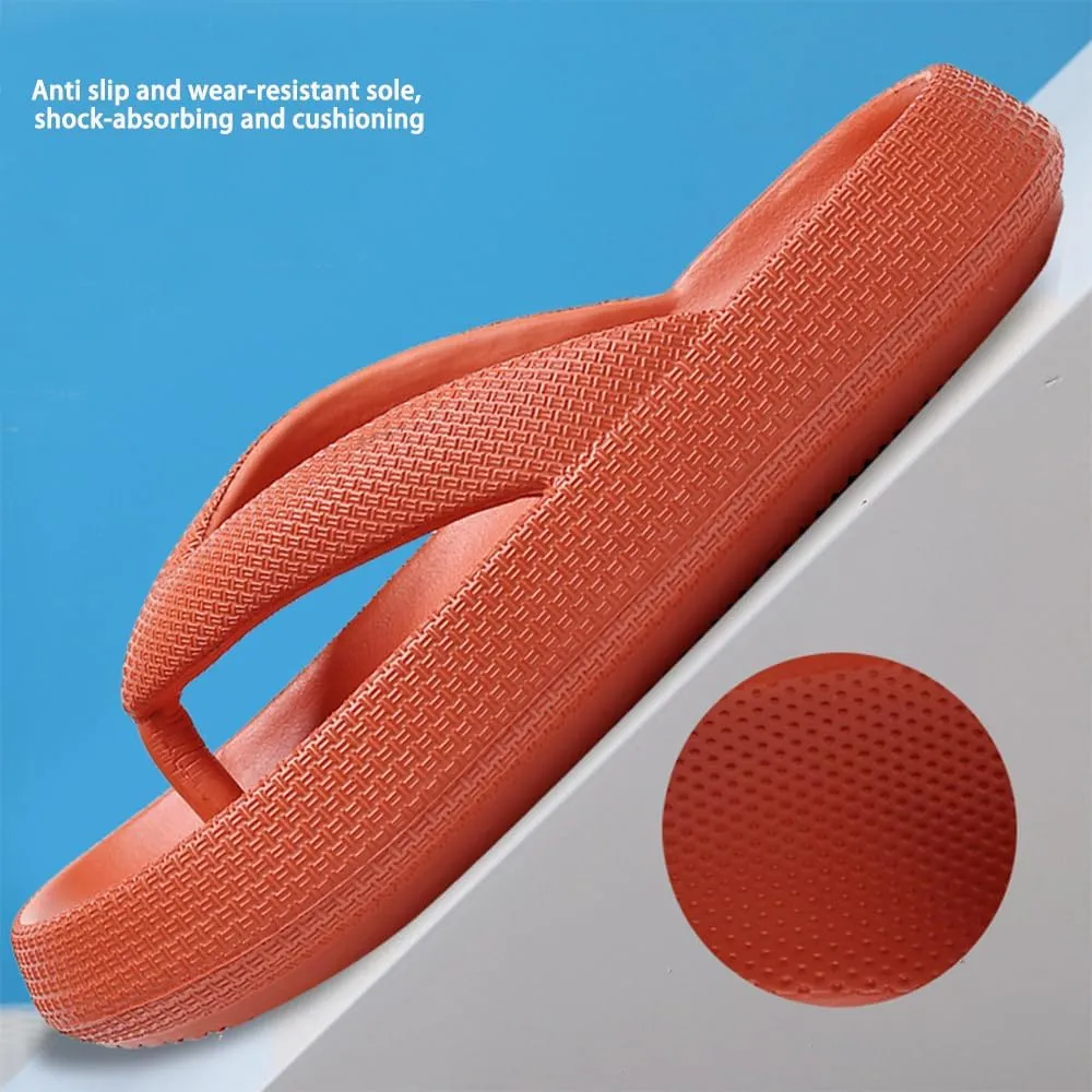Flip Flops for Women Men,Non-slip Soft and Lightweight Slides,Comfy Shower Spa Walking Pool Beach Sandals