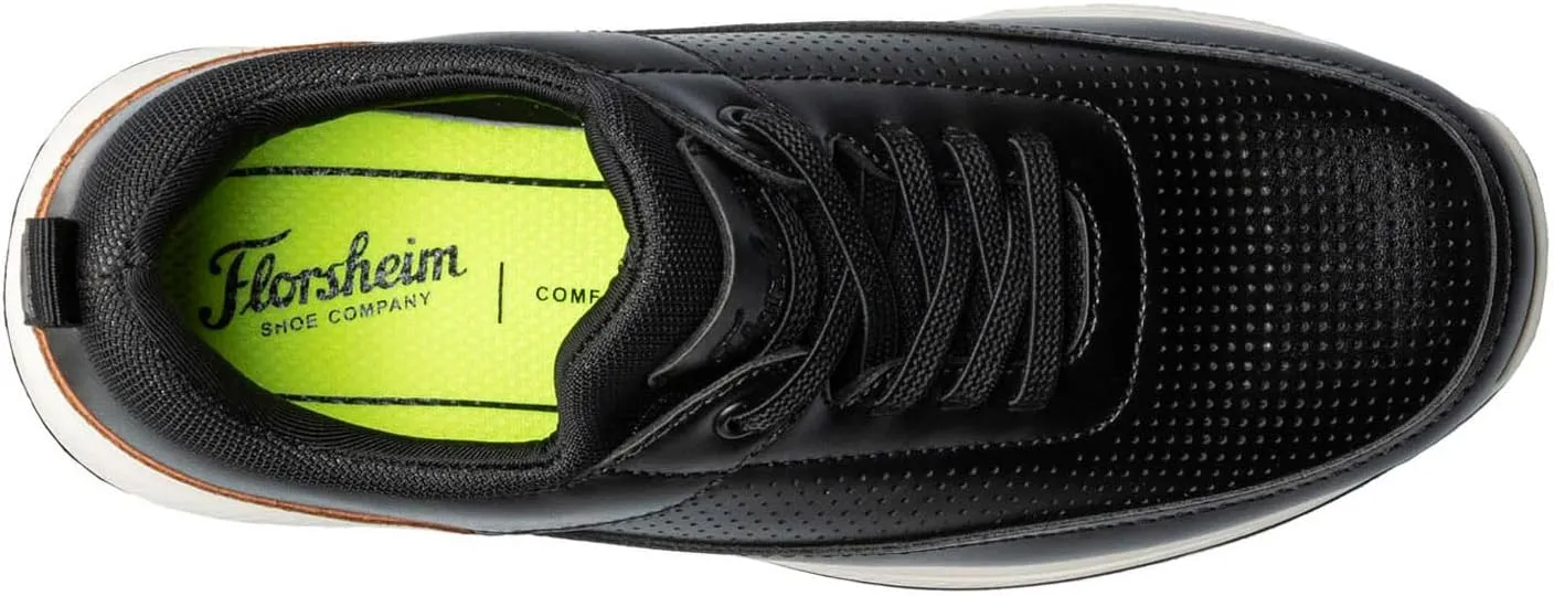 Florsheim Boy's Satellite Perf Elastic Lace Slip-on Jr. (Toddler/Little Big Kid) Sneaker
