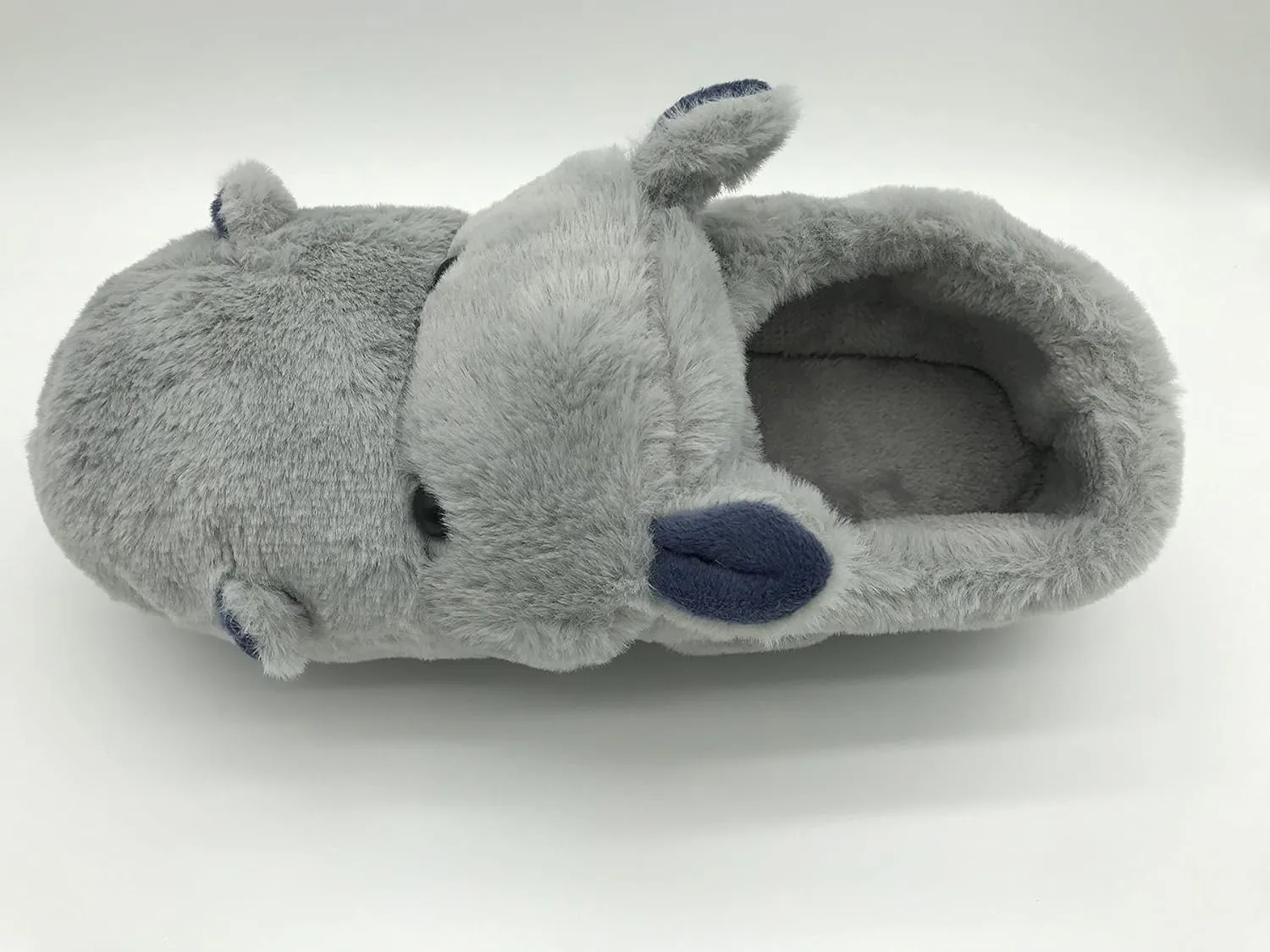 Fluffy Hippo Slippers for Women Men,Comfy House Shoes Bedroom Slippers Non Skid