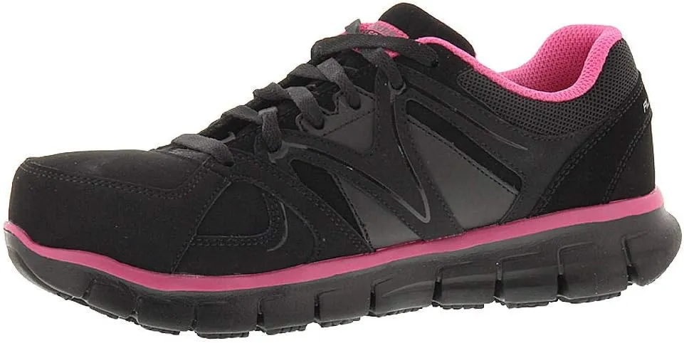 for Work Women's Synergy Sandlot Alloy Toe Lace-Up Work Shoe