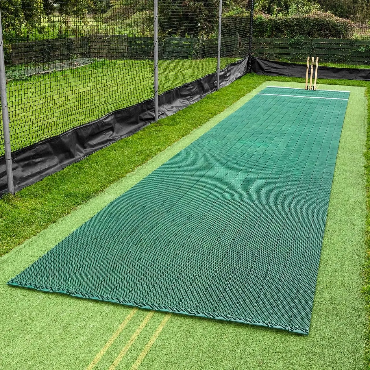 FORTRESS Instant Cricket Pitch Matting - 6X Lengths | Ideal for Backyard Practice & Matches | Easy Set Up - No Installation | Durable Indoor/Outdoor Roll Mat