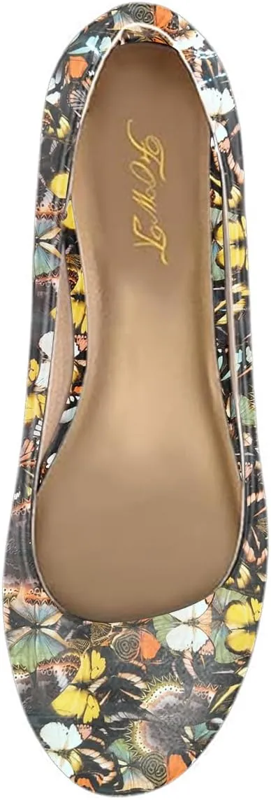FOWT Women Round Toe Ballet Flats Slip on Comfy Pumps Casual Walking Work Daily Shoes Size 4-16 US