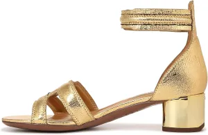 Franco Sarto Women's Nora Ankle Strap Low Block Heel Sandal Heeled