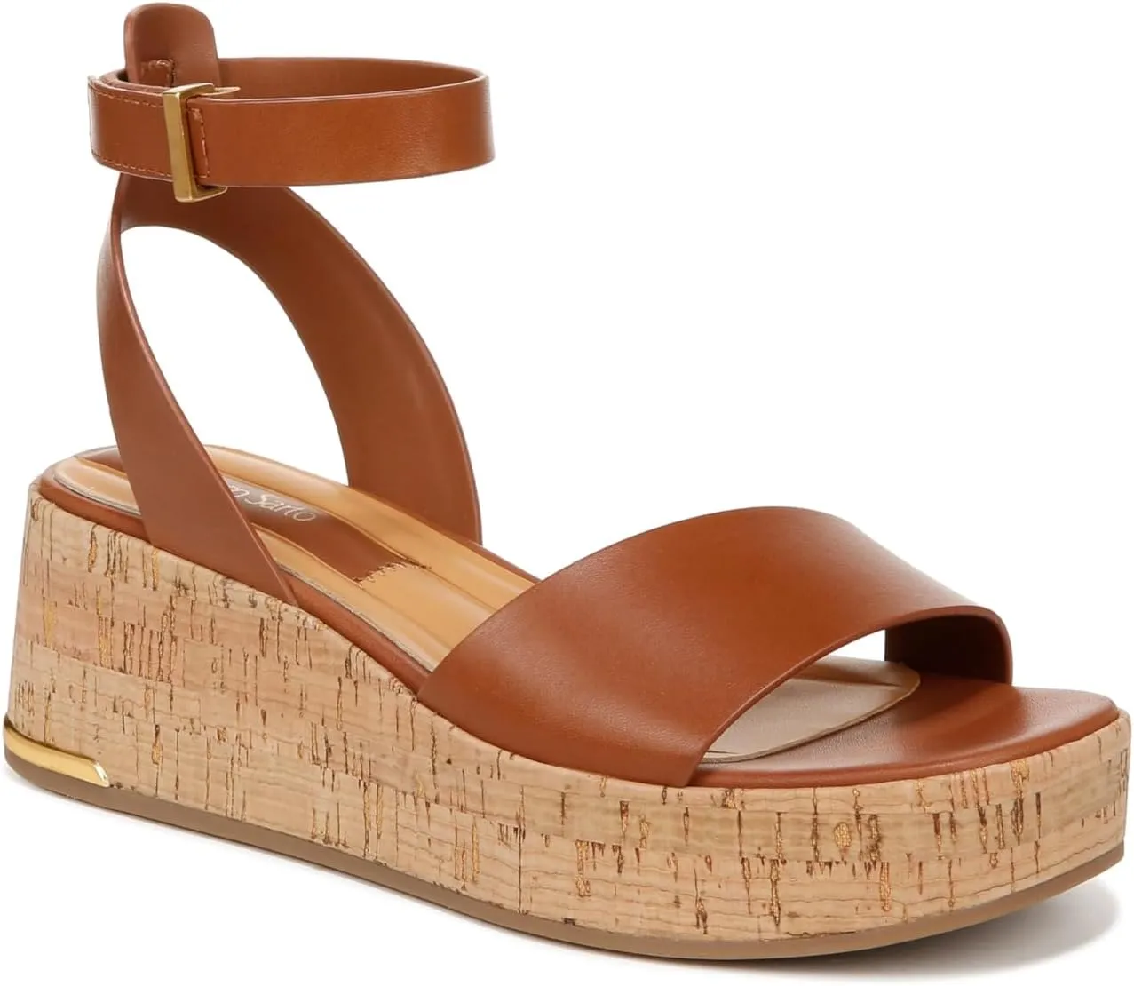 Franco Sarto Women's Terry Platform Cork Wedge Sandal